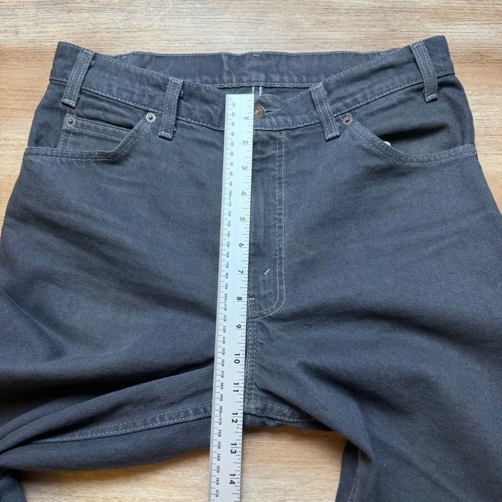 Vintage Levi's 550 Jeans Men 32x33 Gray Relaxed Fit Made in USA Denim Skater 90s